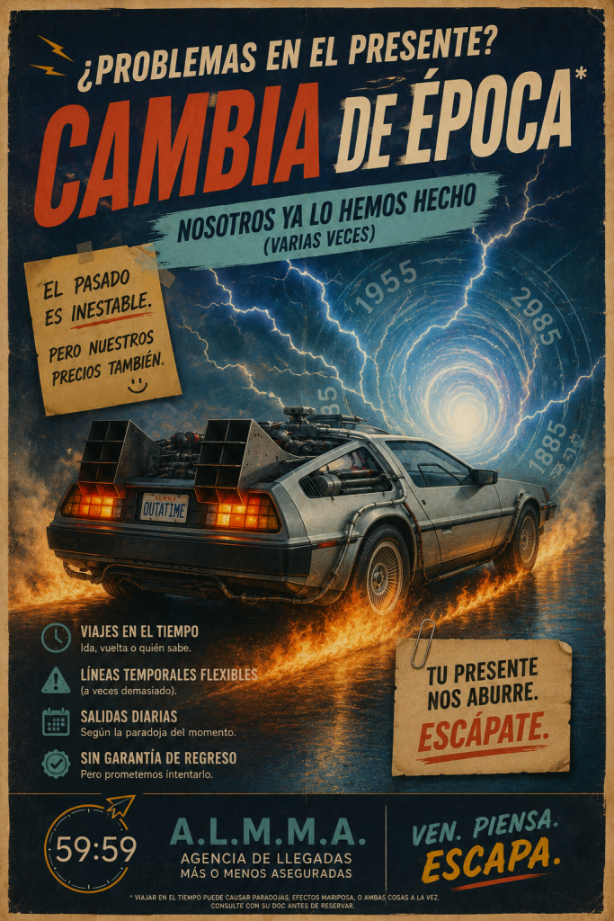 Cartel de la agencia ALMMA 59:59